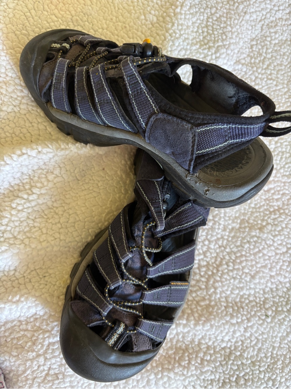 Keen Women's Strappy Sport Sandals in Dark Blue and Black